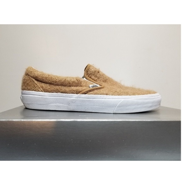 Vans X Ceremony Brown Wool Slip On Sz 8.5 supreme - Picture 3 of 7